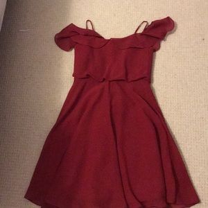 Jjs house girls burgundy formal dress
